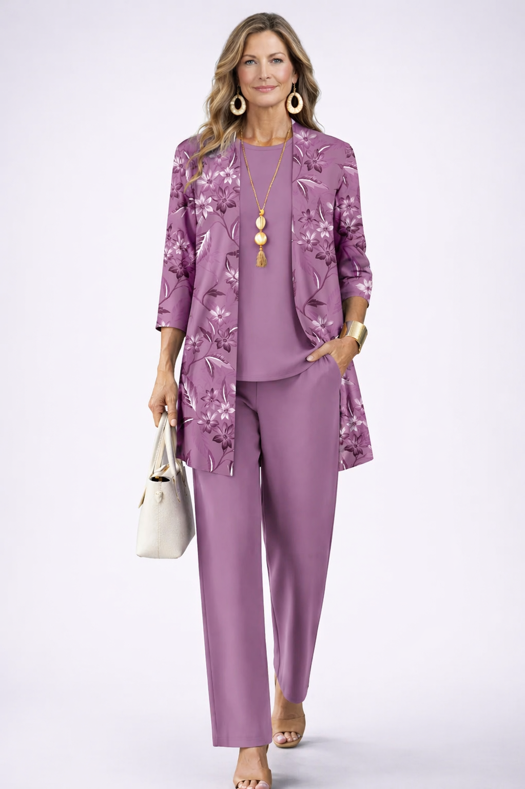 Margot - Florales Drei-Teile-Set