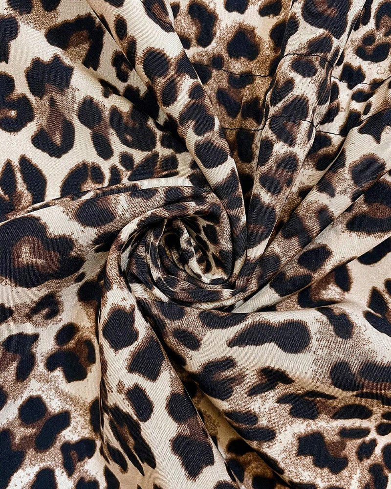Tabatha - Wendbarer Kapuzenmantel mit Leopardenmuster