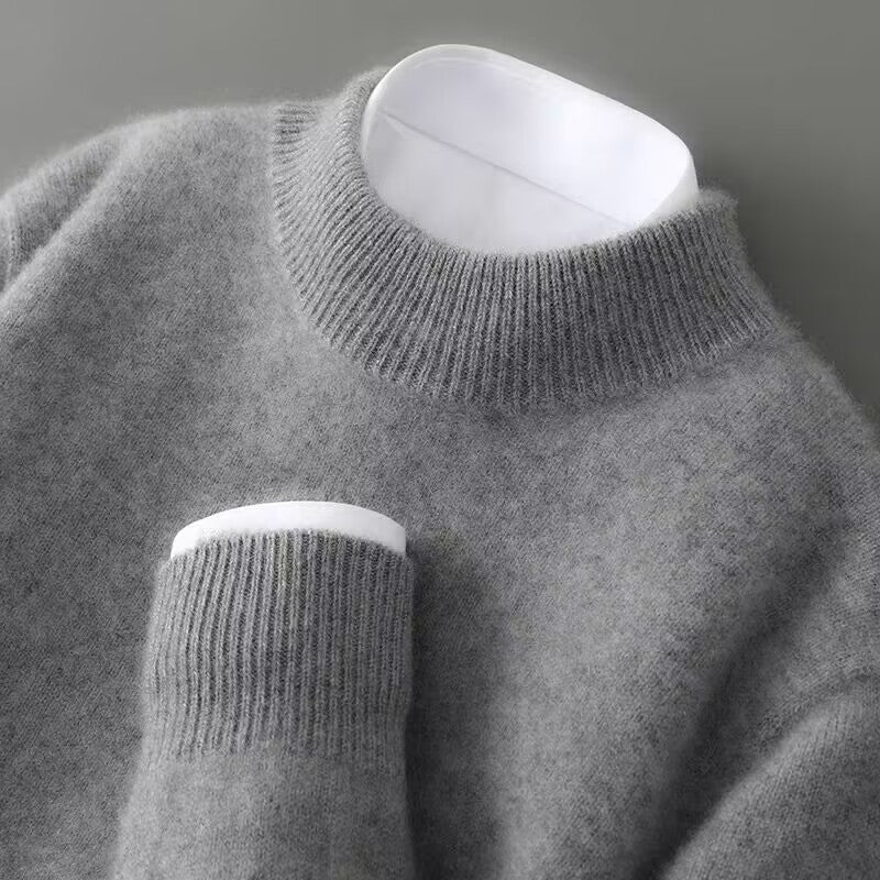 Adriana - Kaschmirpullover mit Stehkragen