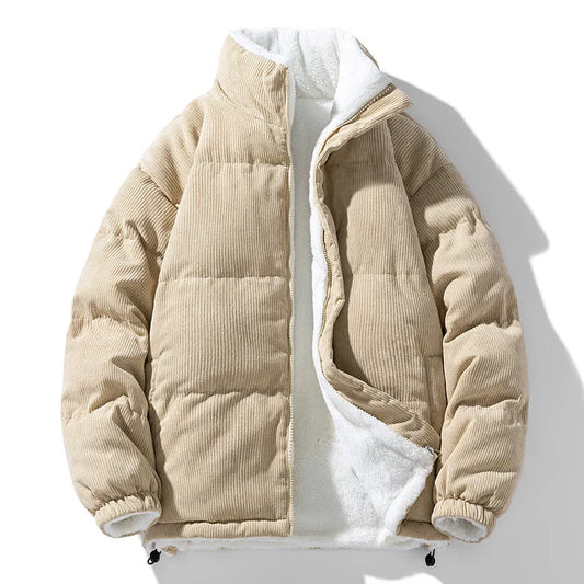 Aline - Gesteppte Cord-Pufferjacke