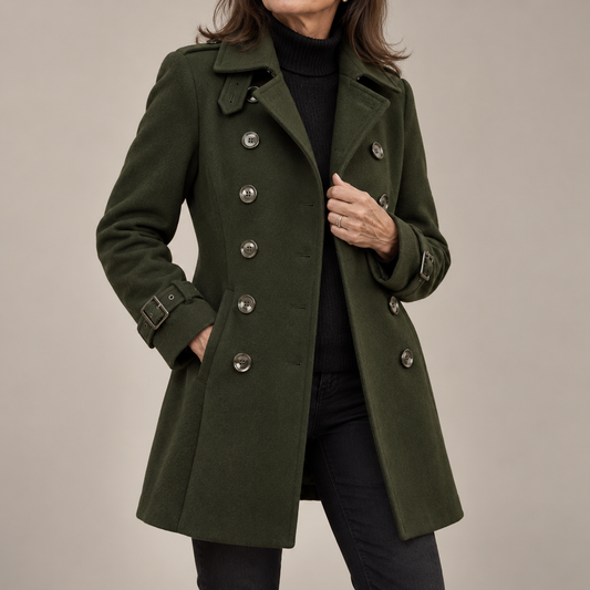 Danielle - Doppelreihiger Longline-Trenchcoat