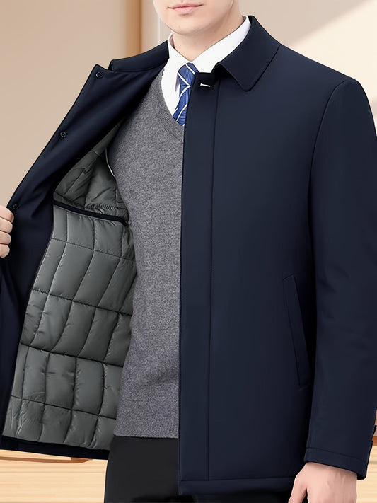 Ravion - Gewebte Herrenjacke mit Revers