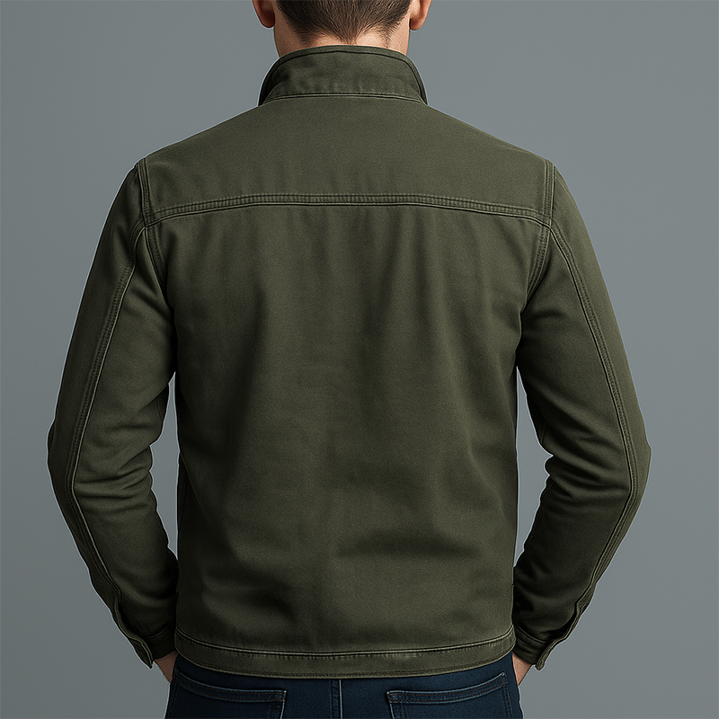 Renato - Olivgrüne Vintage-Feldjacke