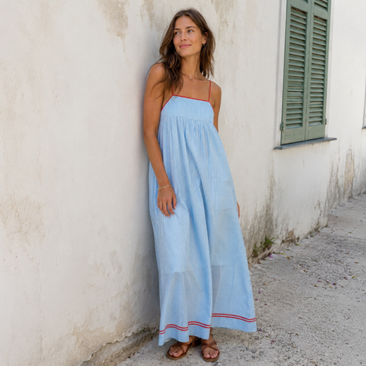 Lidia - Luftiges Sommer-Maxikleid