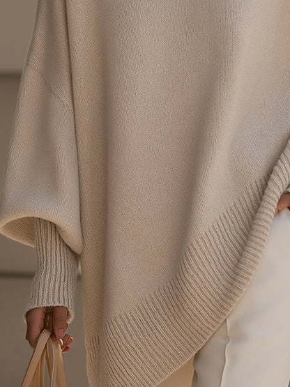 Lucille - Übergroßer Rundhals-Pullover