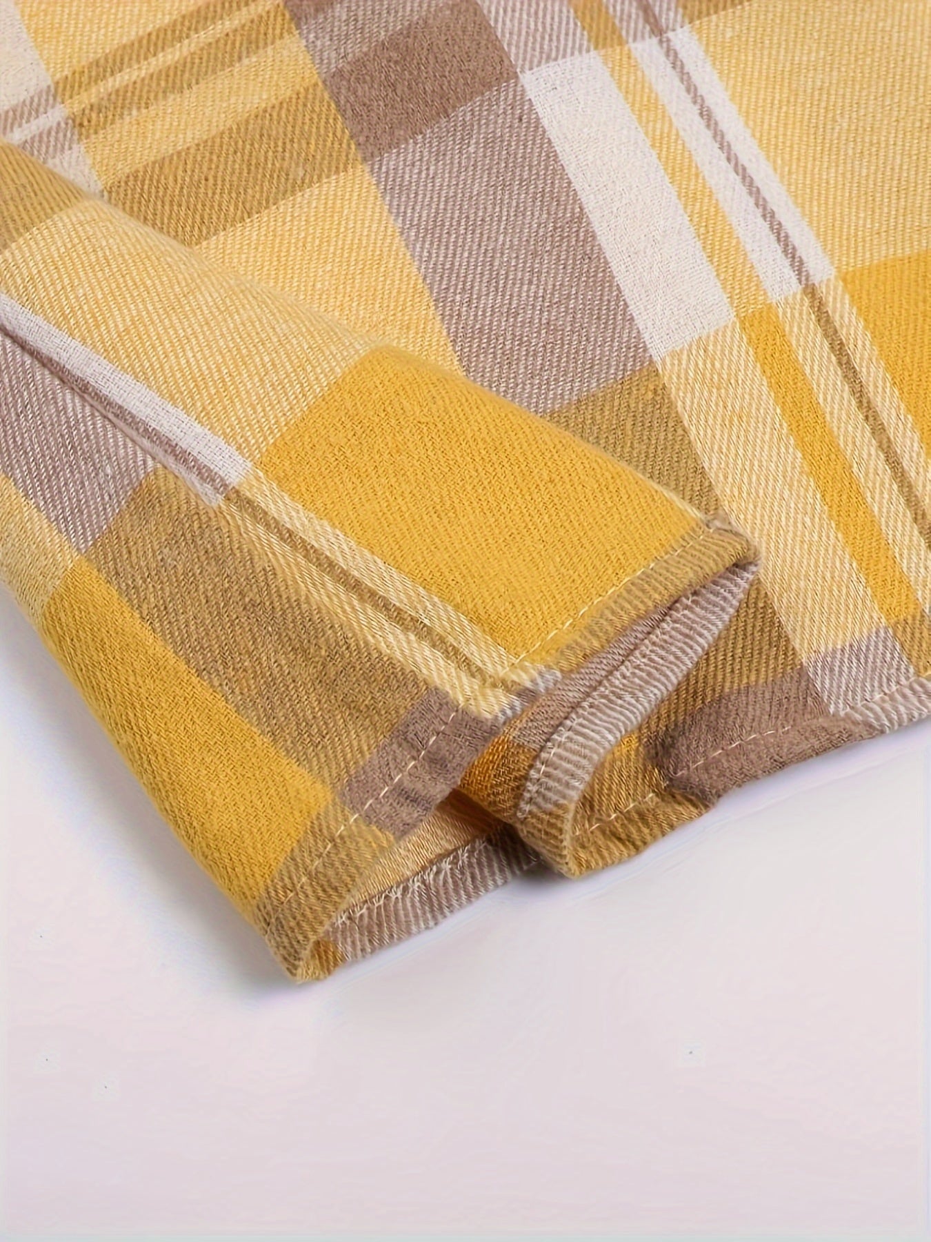 Liora - Gingham Langarmbluse