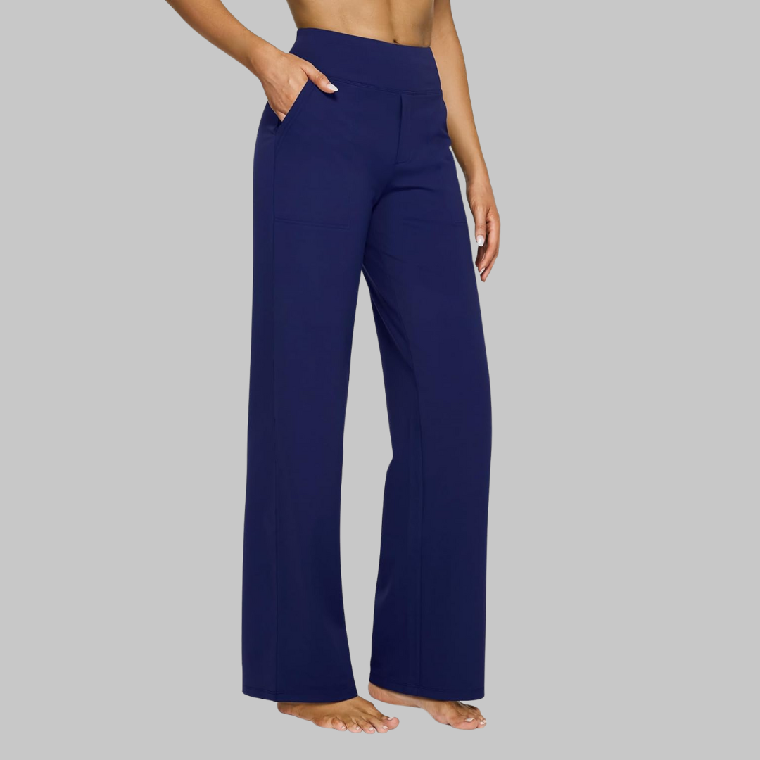 Klara - High-Waist Stretchhose mit Taschen