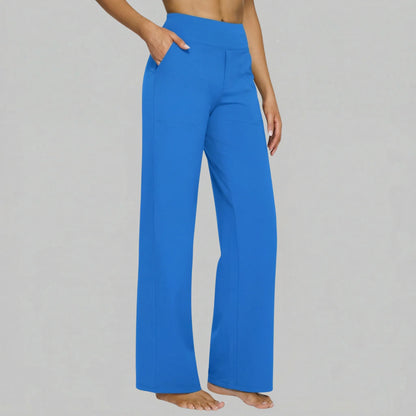 Klara - High-Waist Stretchhose mit Taschen