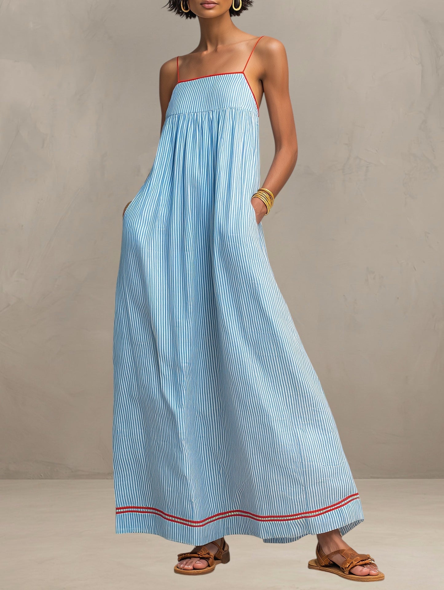 Lidia - Luftiges Sommer-Maxikleid