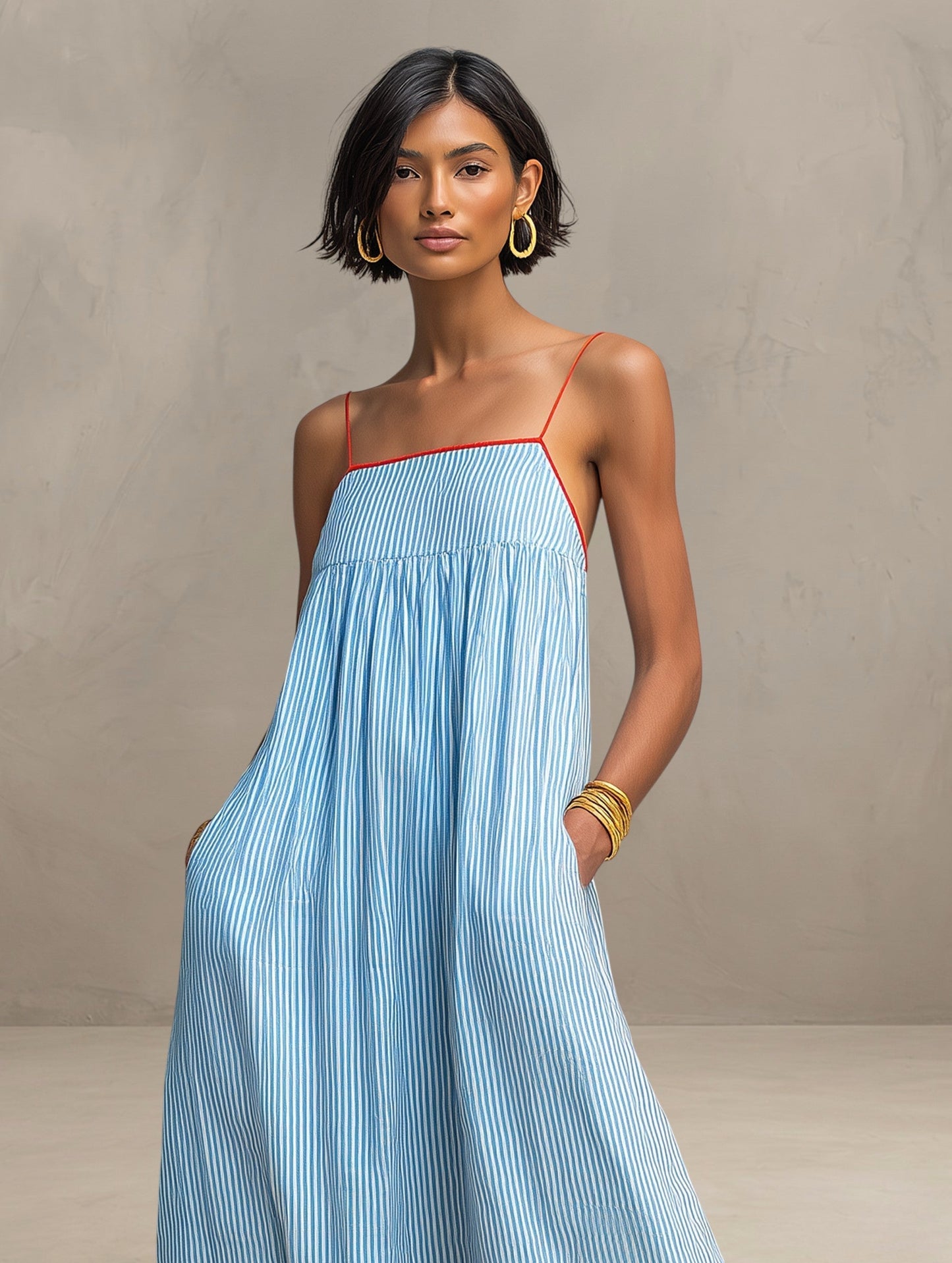 Lidia - Luftiges Sommer-Maxikleid