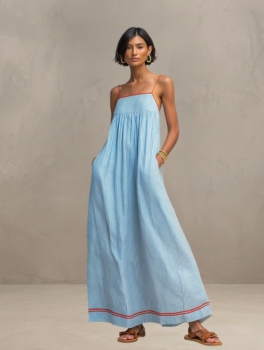 Lidia - Luftiges Sommer-Maxikleid