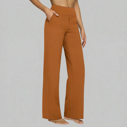 Klara - High-Waist Stretchhose mit Taschen