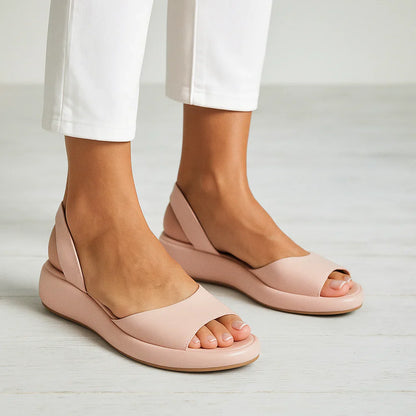 Gena - Slingback-Sandalen mit offener Zehenpartie