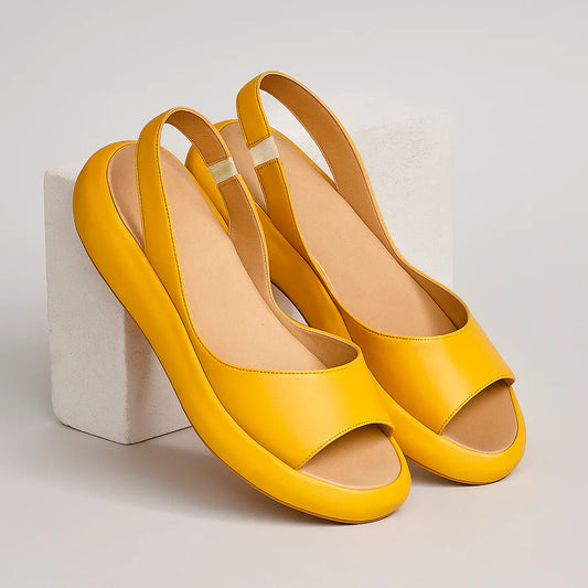 Gena - Slingback-Sandalen mit offener Zehenpartie