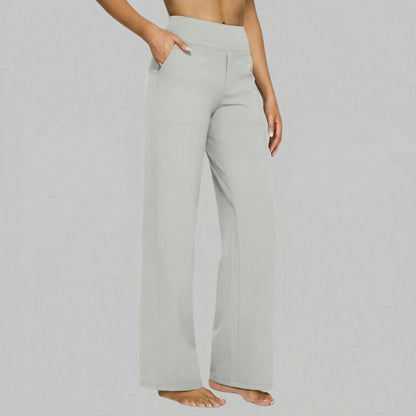 Klara - High-Waist Stretchhose mit Taschen