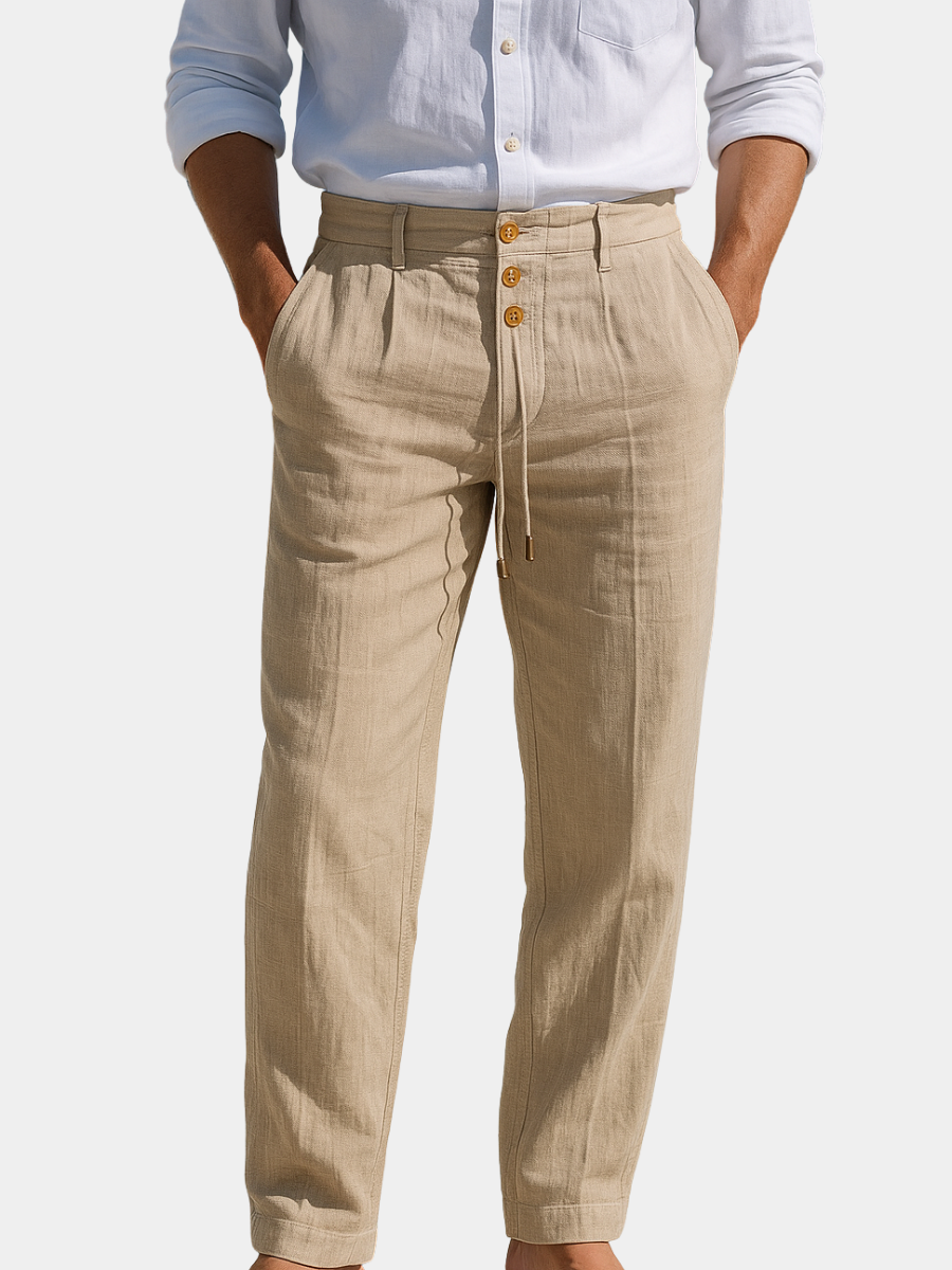 Matteo - Leichte Leinenhose