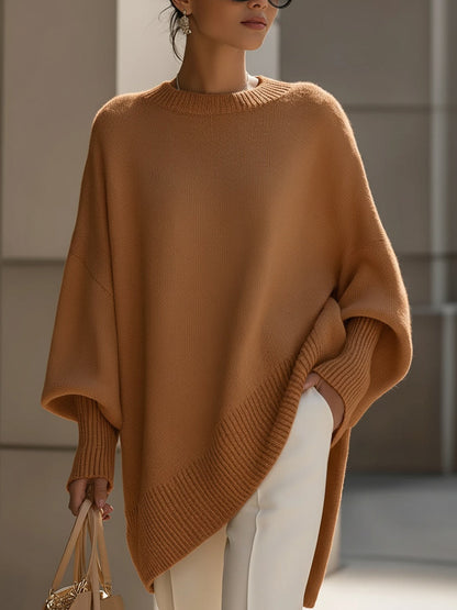 Lucille - Übergroßer Rundhals-Pullover