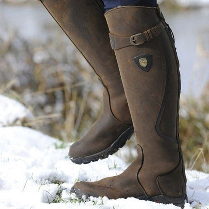 Lavinia - Wasserdichte Veganleder-Reitstiefel