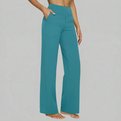 Klara - High-Waist Stretchhose mit Taschen