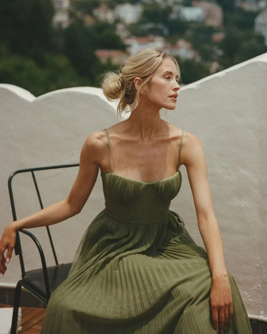 Tamara - Strukturiertes Korsett-Midikleid