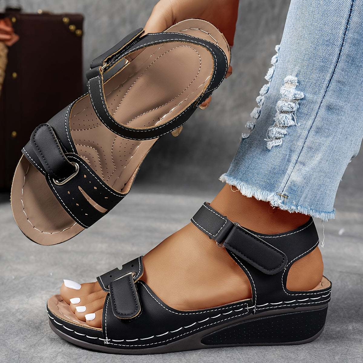 Solenne - Ergonomische Riemensandalen