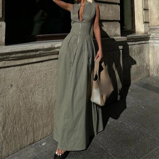 Rosalie - Fließendes Maxikleid