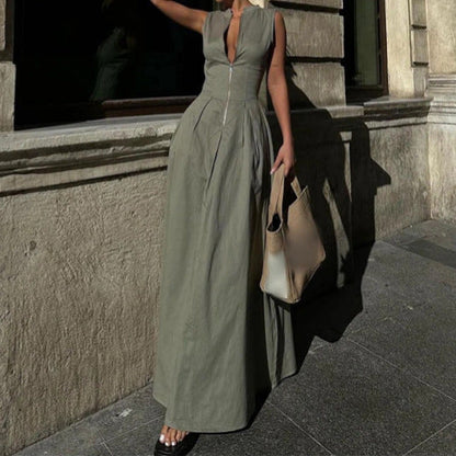 Rosalie - Fließendes Maxikleid