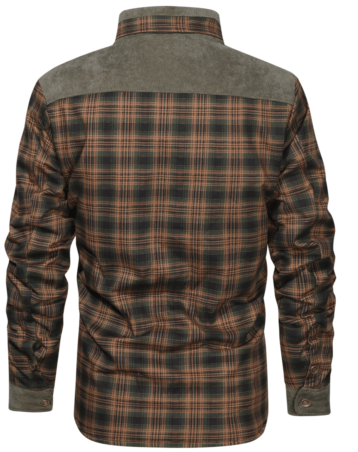 Myles - Gefütterte Karo-Flanelljacke