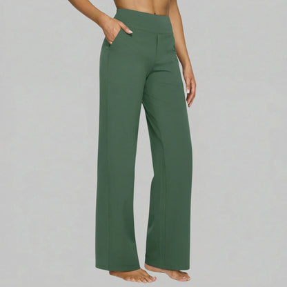 Klara - High-Waist Stretchhose mit Taschen