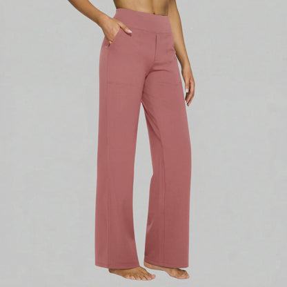 Klara - High-Waist Stretchhose mit Taschen