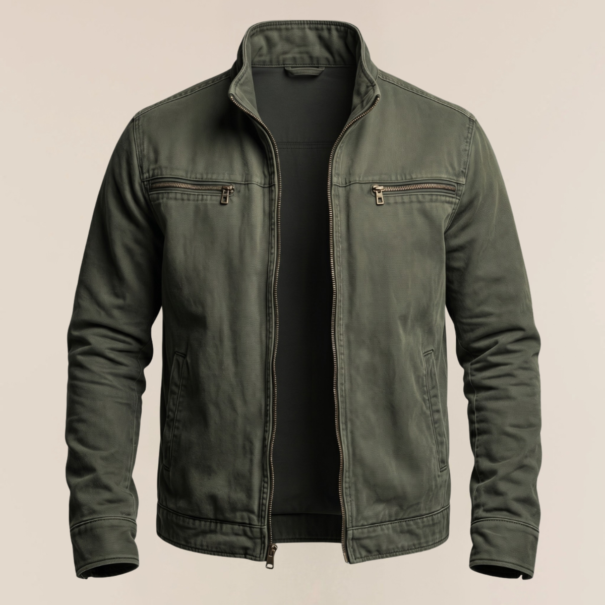 Meroux - Baumwolljacke mit Vintage-Effekt