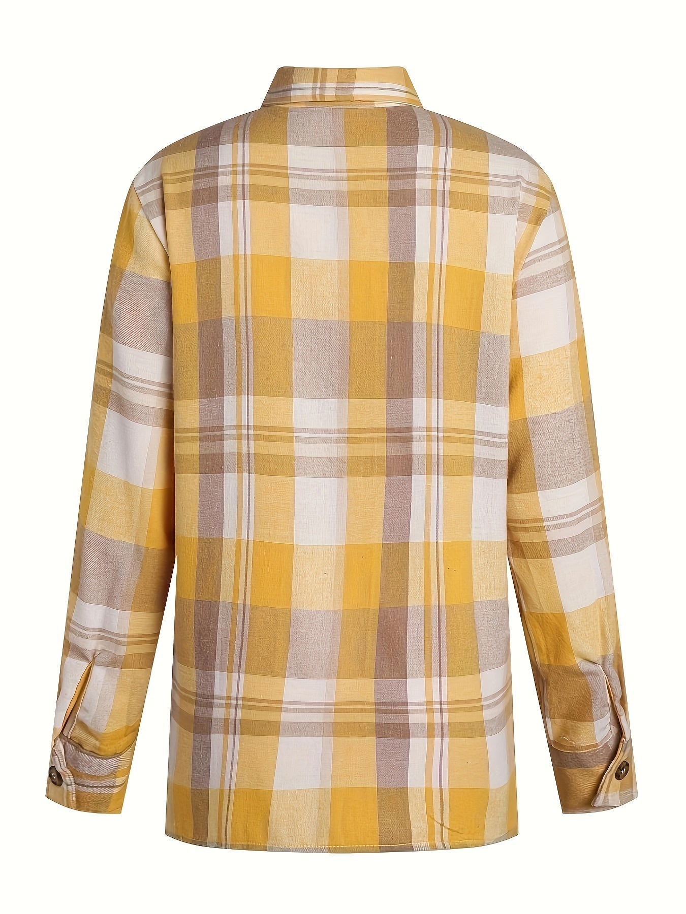 Liora - Gingham Langarmbluse