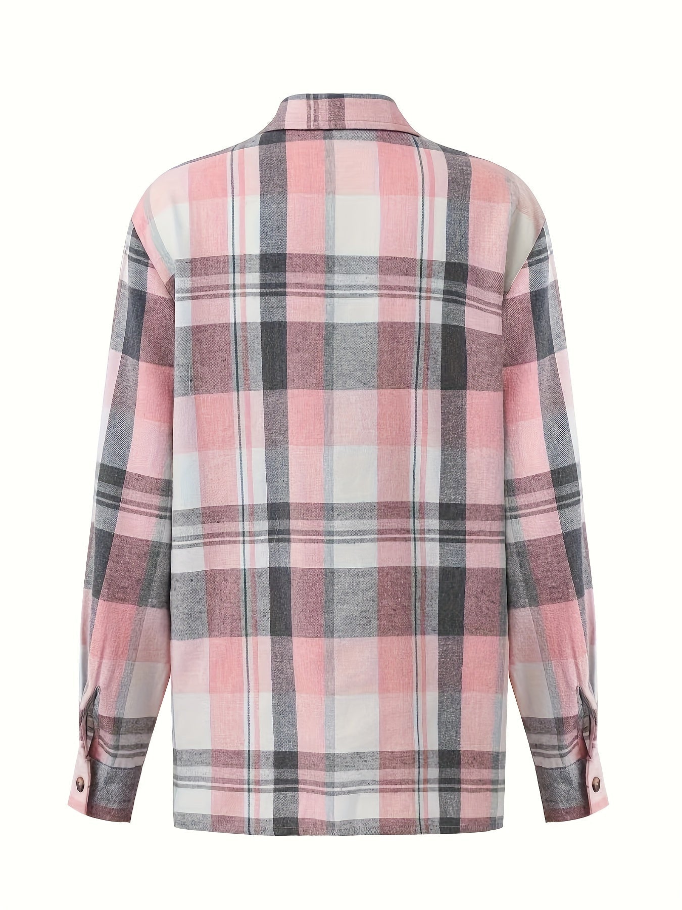 Liora - Gingham Langarmbluse