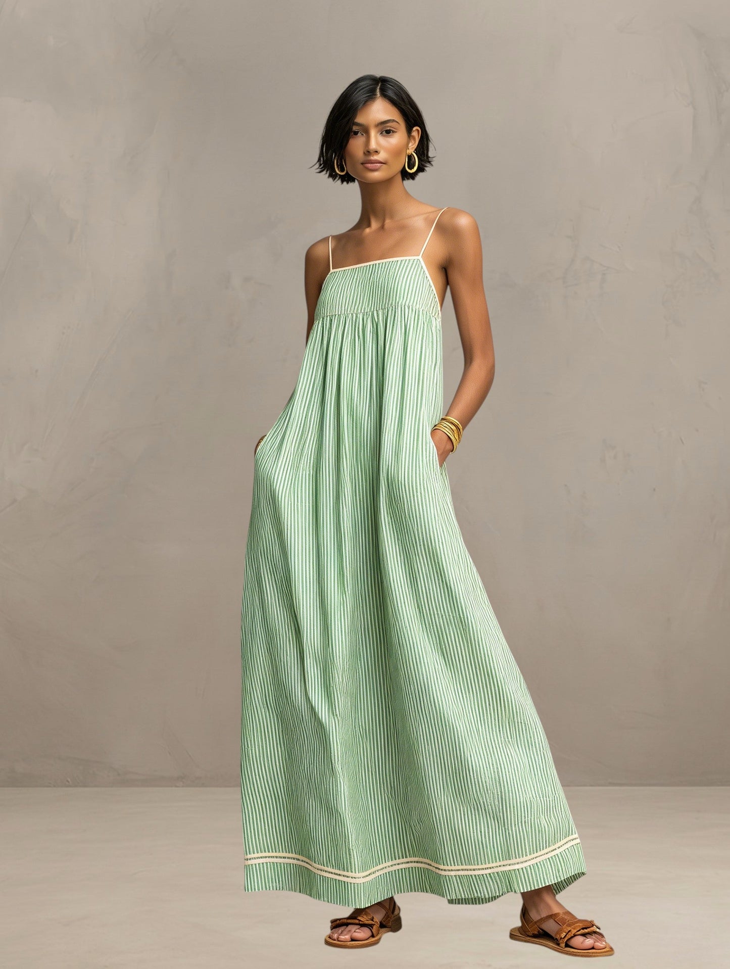 Lidia - Luftiges Sommer-Maxikleid