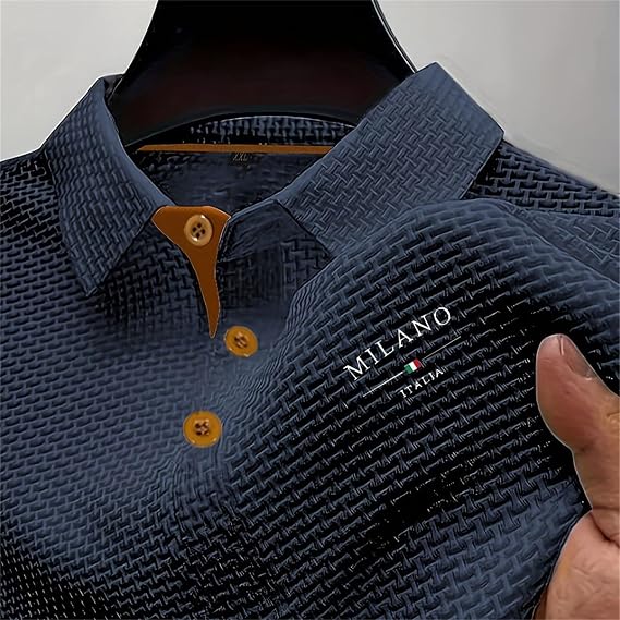 Norden - Strukturiertes Herren-Poloshirt
