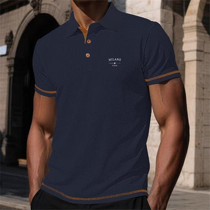 Norden - Strukturiertes Herren-Poloshirt