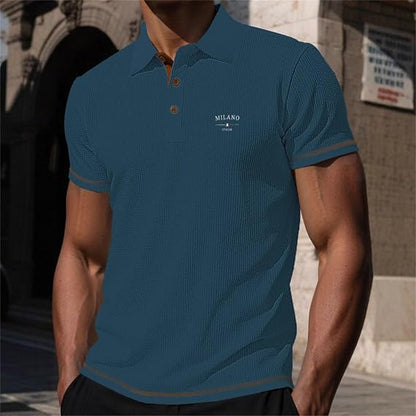 Norden - Strukturiertes Herren-Poloshirt