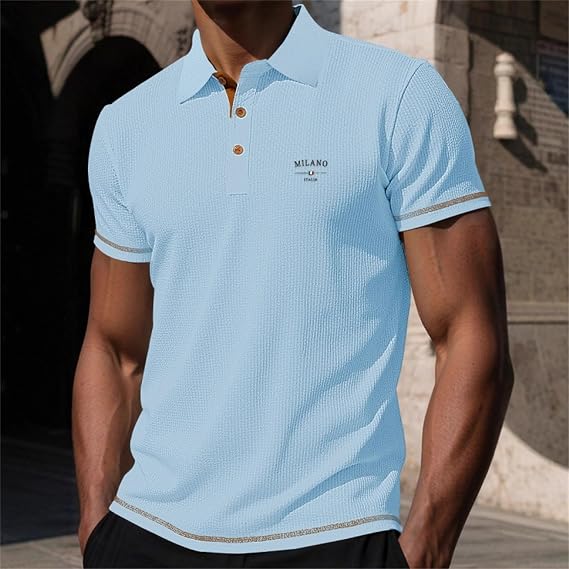 Norden - Strukturiertes Herren-Poloshirt