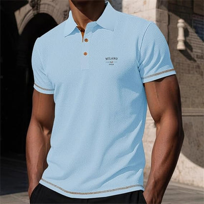 Norden - Strukturiertes Herren-Poloshirt