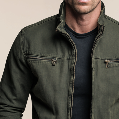 Meroux - Baumwolljacke mit Vintage-Effekt