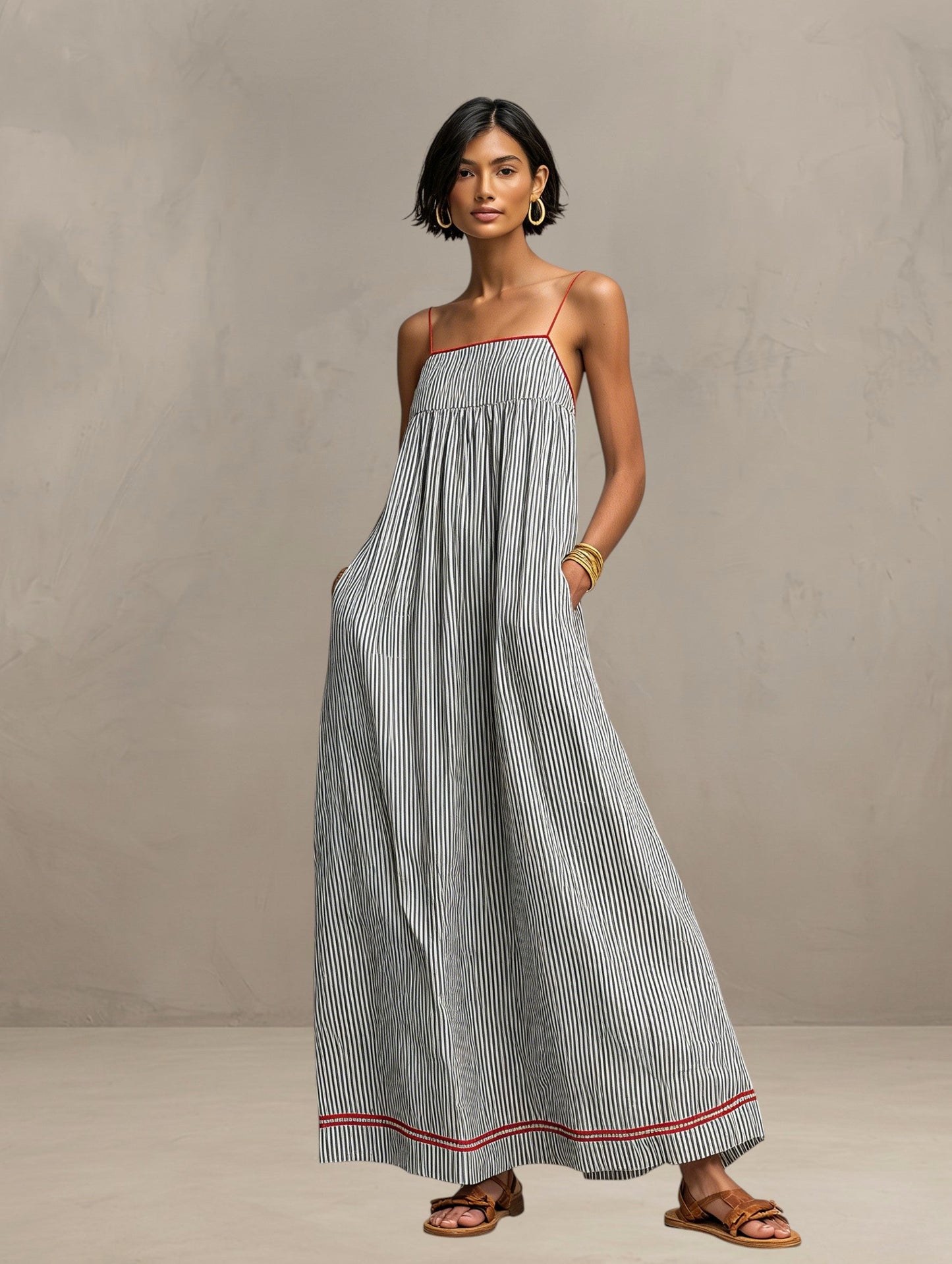 Lidia - Luftiges Sommer-Maxikleid