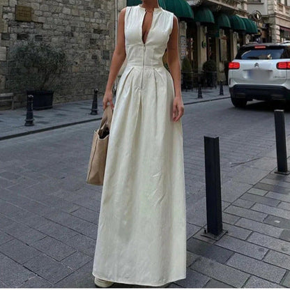 Rosalie - Fließendes Maxikleid