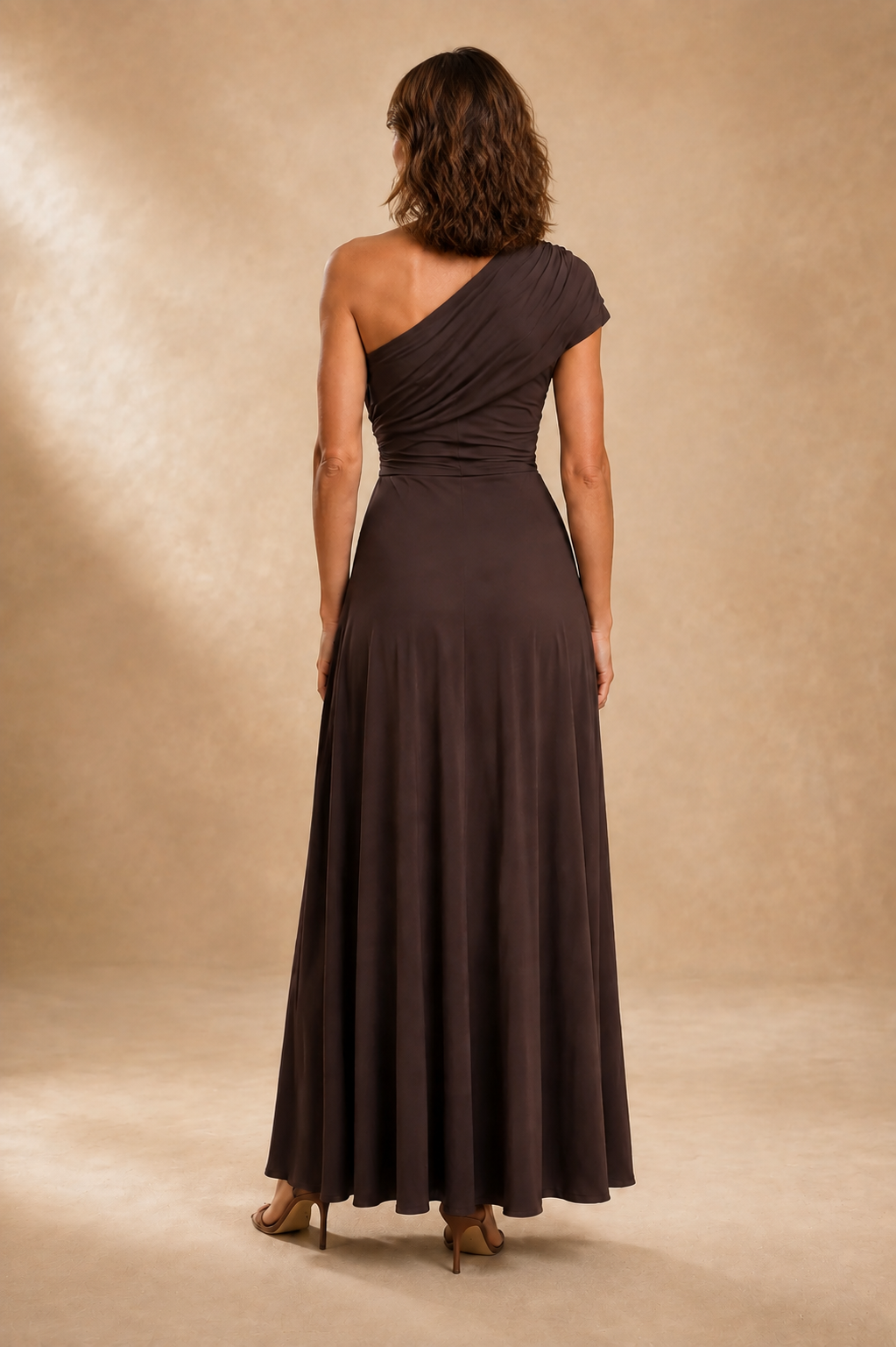 Jody - Drapiertes Ein-Schulter-Maxikleid