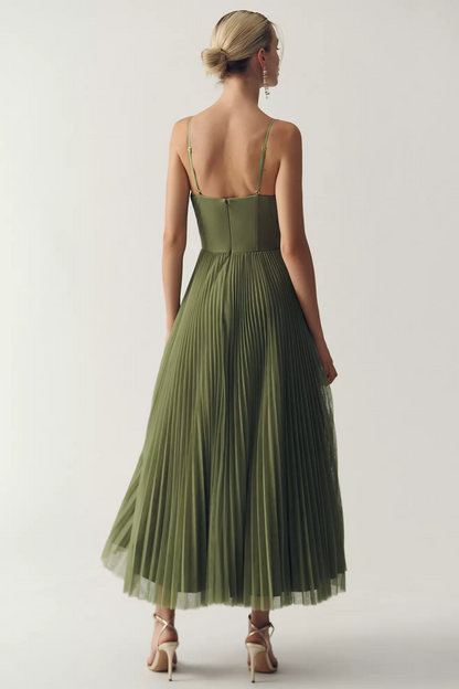 Tamara - Strukturiertes Korsett-Midikleid