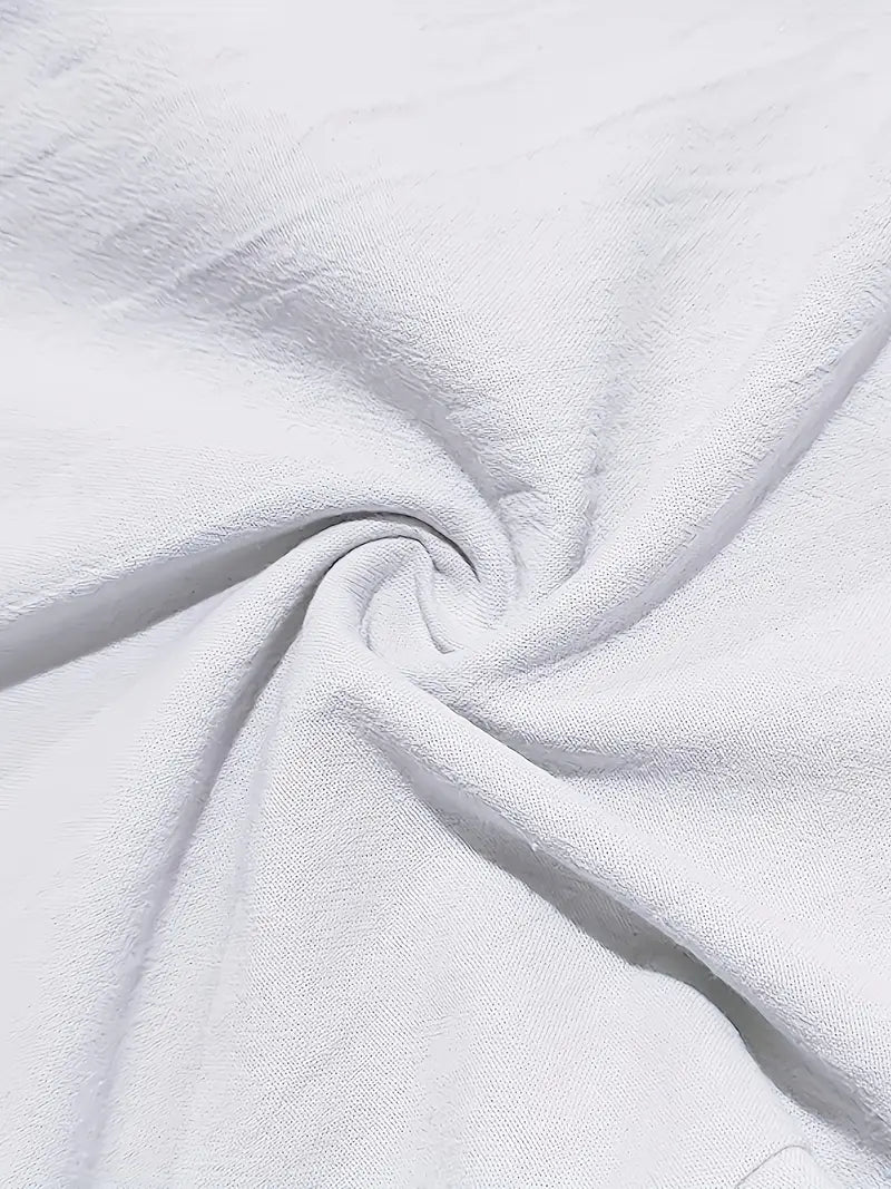 Avenor - Weite Leinenhose mit Kordelbund