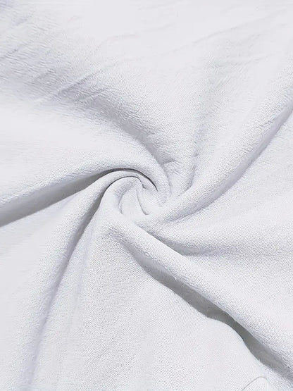 Avenor - Weite Leinenhose mit Kordelbund
