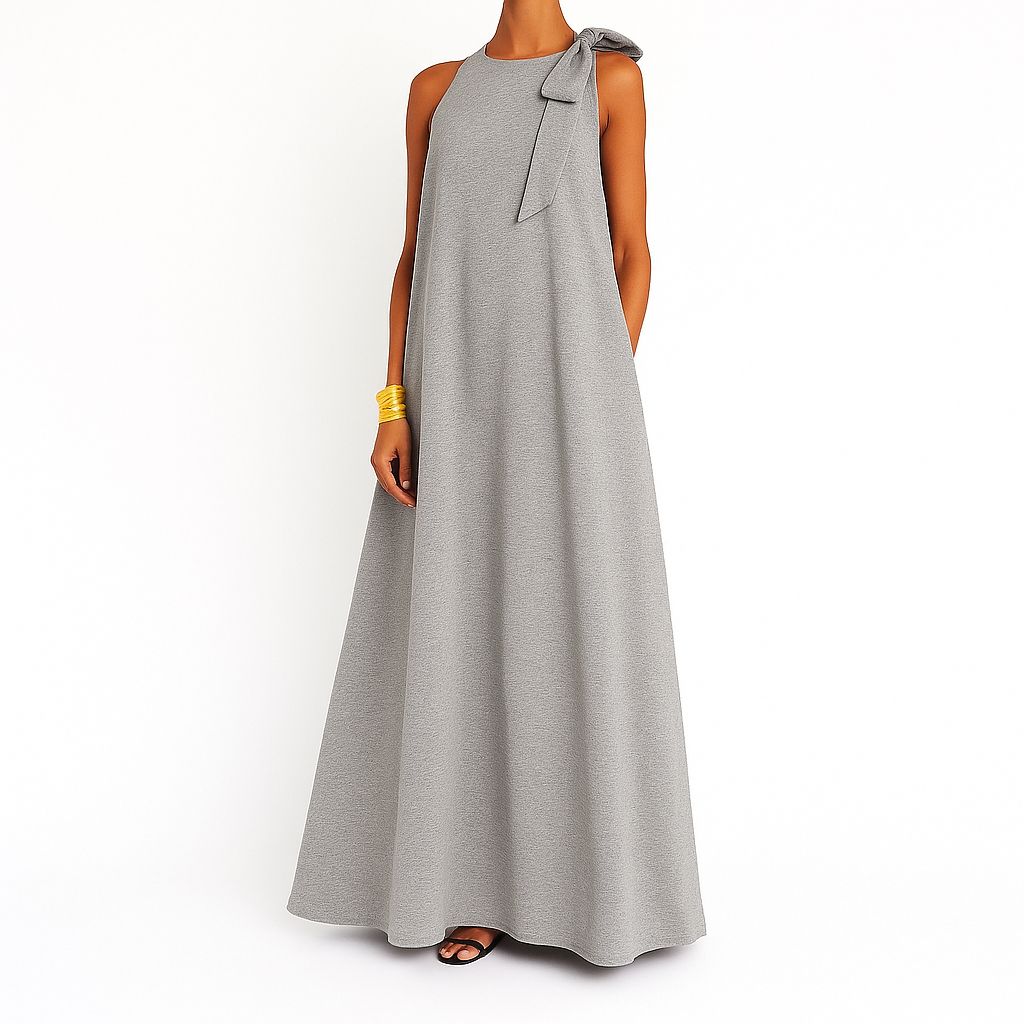 Fiorena - Maxikleid mit Schulter-Schleife