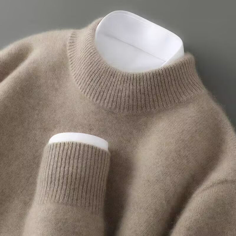Adriana - Kaschmirpullover mit Stehkragen