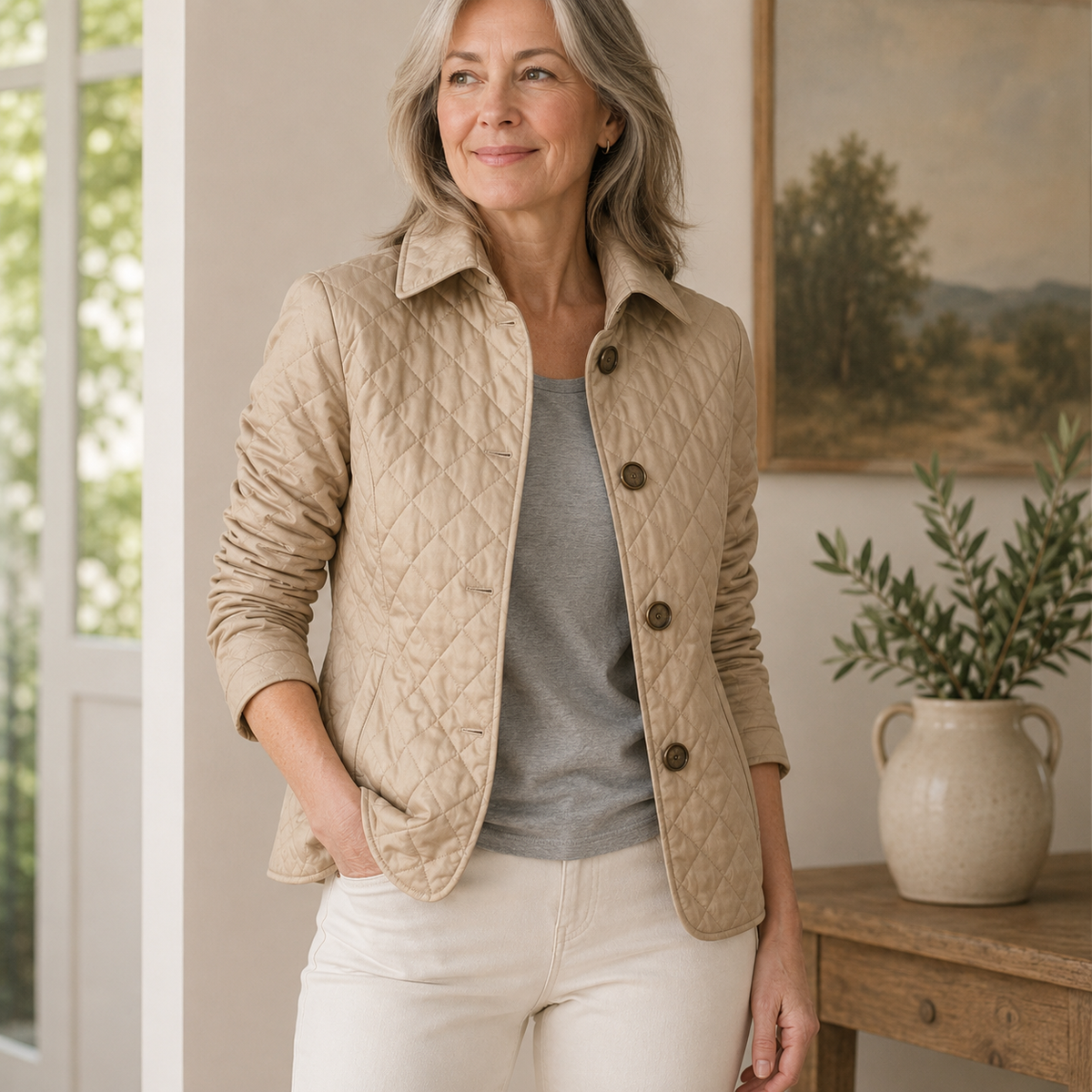 Aimee - Leichte Steppjacke
