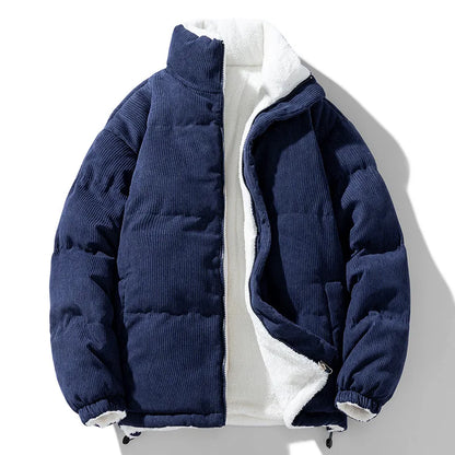 Aline - Gesteppte Cord-Pufferjacke